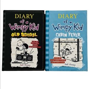 DAIRY OF A WHIMPY KID (2 Books) Cabin Fever & Old School